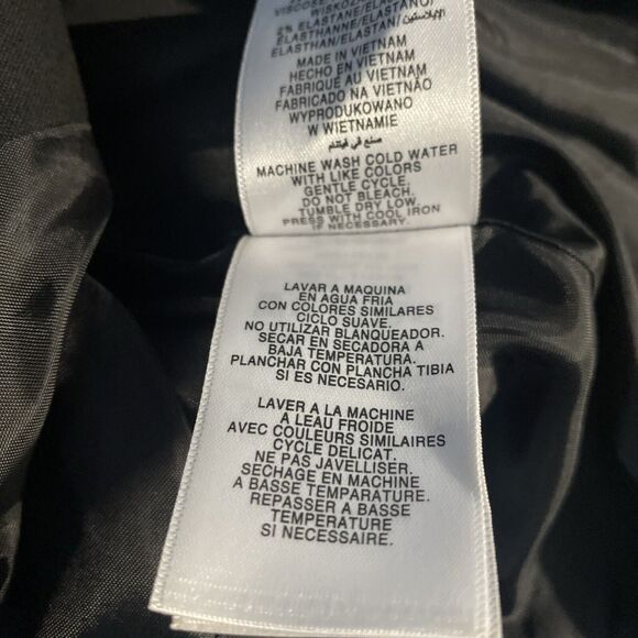 Jones New York Womens 10 Black Single Breasted Blazer Preppy Business Y2K Jacket - Picture 10 of 10